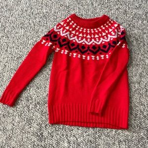 JCrew red sweater women’s XXS